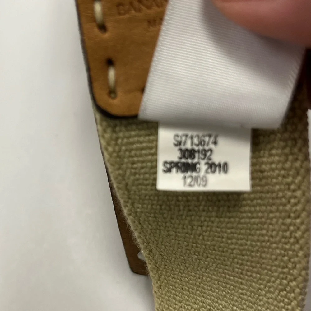 Banana‎ Republic Tan Leather and Elastic Studded Belt Sz. S